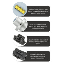 Load image into Gallery viewer, Oracle H8 4000 Lumen LED Headlight Bulbs (Pair) - 6000K
