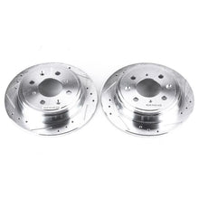 Load image into Gallery viewer, Power Stop 90-01 Acura Integra Rear Evolution Drilled &amp; Slotted Rotors - Pair
