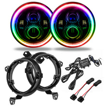 Load image into Gallery viewer, Oracle Jeep Wrangler JL/Gladiator JT 7in. High Powered LED Headlights (Pair) - Dynamic - Dynamic
