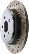 Load image into Gallery viewer, StopTech 03-09 Chrysler PTCruiser Tur / 03-05 Dodge Neon SRT-4 Rear Right Slotted &amp; Drilled Rotor
