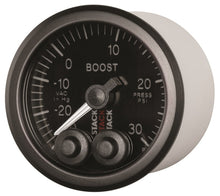 Load image into Gallery viewer, Autometer Stack Instruments 52mm -30INHG To +30PSI Pro Control Boost Pressure Gauge - Black
