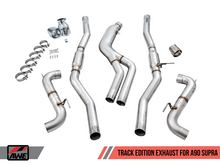 Load image into Gallery viewer, AWE Tuning 2020 Toyota Supra A90 Track Edition Exhaust - 5in Chrome Silver Tips
