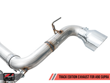 Load image into Gallery viewer, AWE Tuning 2020 Toyota Supra A90 Track Edition Exhaust - 5in Chrome Silver Tips
