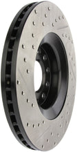 Load image into Gallery viewer, StopTech 05-06 Audi A4 Quattro/ 02-04 A6 Quattro / 99-02 S4 Front Left Slotted &amp; Drilled Rotor
