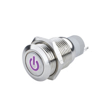 Load image into Gallery viewer, Oracle Pre-Wired Power Symbol On/Off Flush Mount LED Switch - UV/Purple
