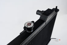 Load image into Gallery viewer, CSF 96-07 Mitsubishi Evo 4/5/6/7/8/9 Full-Slim Radiator w/12in Fan &amp; Shroud/-16AN - Black
