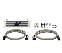 Load image into Gallery viewer, Mishimoto Universal 10 Row Oil Cooler Kit (Metal Braided Lines)
