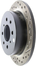 Load image into Gallery viewer, StopTech 90-96 Acura Integra / 97-01 Integra (Exc. Type R) Slotted &amp; Drilled Left Rear Rotor
