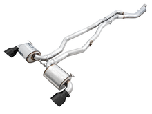 Load image into Gallery viewer, AWE 2020 Toyota Supra A90 Non-Resonated Touring Edition Exhaust - 5in Diamond Black Tips
