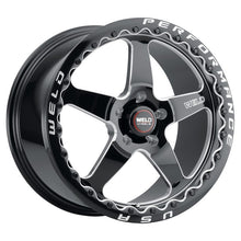Load image into Gallery viewer, Weld S904 18x10 Ventura Beadlock 5x112 ET40 BS7.1 Gloss BLK MIL DIA 78.1
