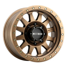 Load image into Gallery viewer, Method MR304 Double Standard 17x8.5 0mm Offset 8x170 130.81mm CB Method Bronze Wheel
