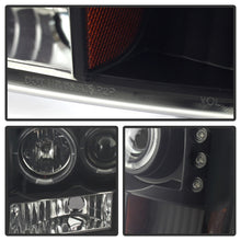 Load image into Gallery viewer, Spyder Ford F250 Super Duty 99-04 Projector Version 2 LED Halo LED Blk Smke PRO-YD-FF25099-1P-G2-BSM
