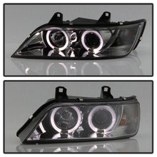 Load image into Gallery viewer, Spyder BMW Z3 96-02 Projector Headlights LED Halo Smoke High H1 Low H1 PRO-YD-BMWZ396-HL-SM
