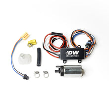 Load image into Gallery viewer, DeatschWerks DW440 440lph Brushless Fuel Pump w/ PWM Controller &amp; Install Kit 05-10 Ford Mustang GT
