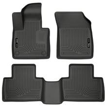 Load image into Gallery viewer, Husky Liners 2016 Volvo XC90 Classic Style Front and Rear Black Floor Liners

