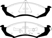 Load image into Gallery viewer, EBC 89-91 Ford Thunderbird 3.8 Redstuff Front Brake Pads
