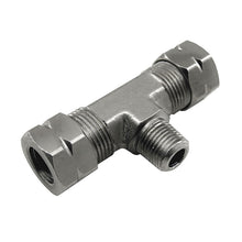 Load image into Gallery viewer, Nitrous Express 3/8 Compression x 1/8 Male NPT Branch T
