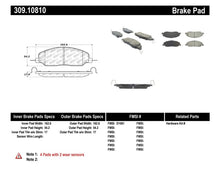 Load image into Gallery viewer, StopTech Performance 05-09 Ford Mustang Cobra/Mach 1 V6/GT / 10 Shelby/Shelby GT Front Brake Pads
