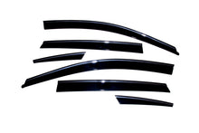 Load image into Gallery viewer, AVS 06-10 Infiniti M45 Ventvisor Low Profile Deflectors 6pc - Smoke w/Chrome Trim
