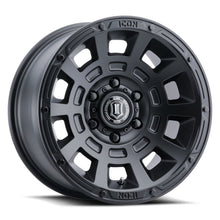Load image into Gallery viewer, ICON Thrust 17x8.5 5x4.5 0mm Offset 4.75in BS Satin Black Wheel
