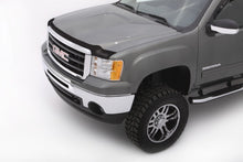 Load image into Gallery viewer, AVS 07-13 GMC Sierra 1500 Aeroskin Low Profile Acrylic Hood Shield - Smoke

