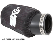 Load image into Gallery viewer, K&amp;N Snowcharger Air FIlter Wrap Round Tapered Black - 3.75in Base ID x 3in Top ID x 5in H
