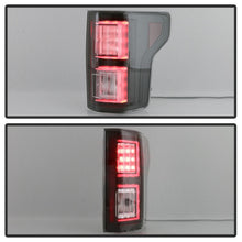 Load image into Gallery viewer, Spyder 18-19 Ford F-150 (w/o Blind Spot Sensor) LED Tail Lights - Black (ALT-YD-FF15018-LED-BK)
