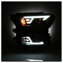 Load image into Gallery viewer, xTune 15-17 Ford F-150 DRL LED Light Bar Projector Headlights - Black (PRO-JH-FF15015-LB-BK)
