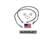 Load image into Gallery viewer, Superlift 79-86 GM Pickup/Blazer/Suburban w/ 8-12in Lift Kit (Pair) Bullet Proof Brake Hoses
