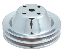 Load image into Gallery viewer, Spectre SB Chevy Double Upper Groove Long Water Pump Pulley - Chrome
