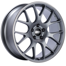 Load image into Gallery viewer, BBS CH-R 20x9 5x120 ET29 Satin Titanium Polished Rim Protector Wheel -82mm PFS/Clip Required

