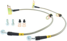 Load image into Gallery viewer, StopTech 11-15 Honda CR-Z / 09-14 Honda Fit Stainless Steel Front Brake Lines
