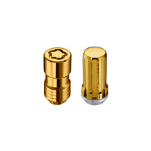 Load image into Gallery viewer, McGard SplineDrive Tuner 6 Lug Install Kit w/Locks &amp; Tool (Cone) M14X1.5 / 1in. Hex - Gold
