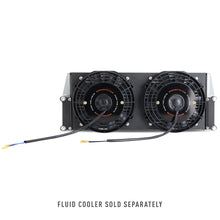 Load image into Gallery viewer, Mishimoto Universal 17in. Heavy-Duty Oil Cooler Fan Shroud - Micro Wrinkle Black
