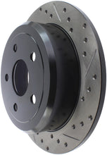Load image into Gallery viewer, StopTech Power Slot 07-13 Jeep Wrangler Rear Left Drilled &amp; Slotted Rotor
