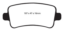 Load image into Gallery viewer, EBC 10+ Buick Allure (Canada) 3.0 Greenstuff Rear Brake Pads
