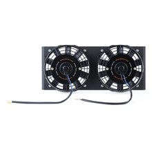 Load image into Gallery viewer, Mishimoto Universal 17in. Heavy-Duty Oil Cooler Fan Shroud - Micro Wrinkle Black
