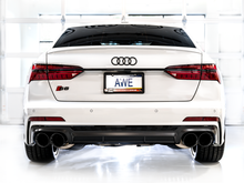 Load image into Gallery viewer, AWE Tuning 19-23 Audi C8 S6/S7 2.9T V6 AWD Track Edition Exhaust - Diamond Black Tips
