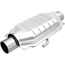 Load image into Gallery viewer, MagnaFlow Conv Universal 2.25in Inlet 2.25in Outlet 16in Length 6.375in Width
