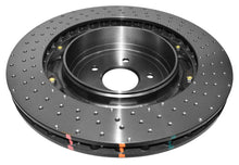 Load image into Gallery viewer, DBA 10-15 Chevrolet Camaro SS V8 Front 5000 Series Cross Drilled Rotor w/Black Hat
