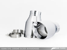 Load image into Gallery viewer, AWE Tuning BMW F10 M5 Touring Edition Axle-Back Exhaust Chrome Silver Tips
