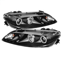 Load image into Gallery viewer, Spyder Mazda 6 03-05 With Fog Lights Projector Headlights LED Halo DRL Blk PRO-YD-M603-FOG-DRL-BK
