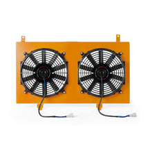 Load image into Gallery viewer, Mishimoto 03-06 Nissan 350Z Aluminum Fan Shroud Gold
