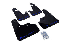 Load image into Gallery viewer, Rally Armor 07-17 Mitsubishi Lancer Black UR Mud Flap w/ Blue Logo
