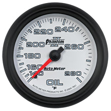 Load image into Gallery viewer, AutoMeter Gauge Oil Temp 2-5/8in. 140-280 Deg. F Mechanical Phantom II
