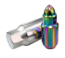 Load image into Gallery viewer, NRG 500 Series M12 X 1.5 Bullet Shape Steel Lug Nut Set - 21 Pc w/Lock Key - Neochrome
