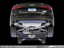 Load image into Gallery viewer, AWE Tuning Audi C7.5 A7 3.0T Touring Edition Exhaust - Quad Outlet Chrome Silver Tips
