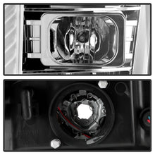 Load image into Gallery viewer, Spyder Ford F250/350/450 11-16 V2 High-Power LED Headlights-White Light Bar-Chrome PRO-YD-FS11V2PL-C
