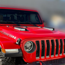 Load image into Gallery viewer, Westin 18-20 Jeep Wrangler JL 2dr LED Hood Scoops - Textured Black
