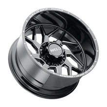 Load image into Gallery viewer, Weld Off-Road W117 22X10 Fulcrum 8X170 ET-18 BS4.75 Gloss Black MIL 125.1
